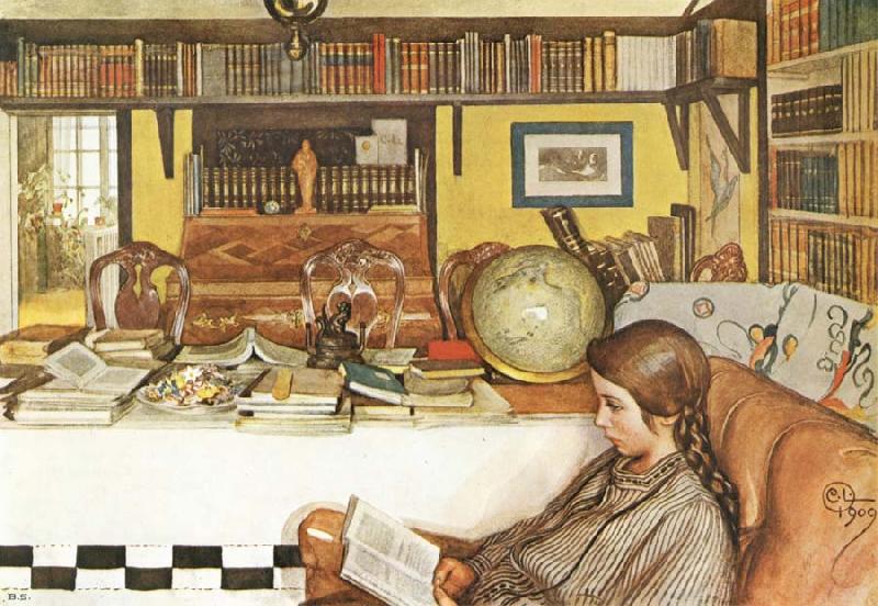 Carl Larsson The Reading Room